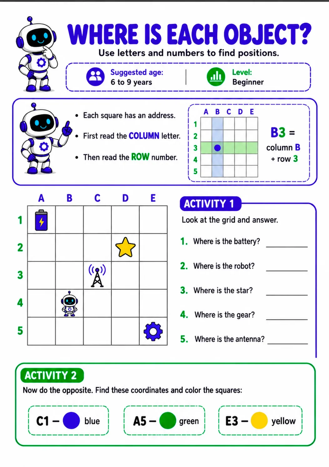 Robotics activity 1